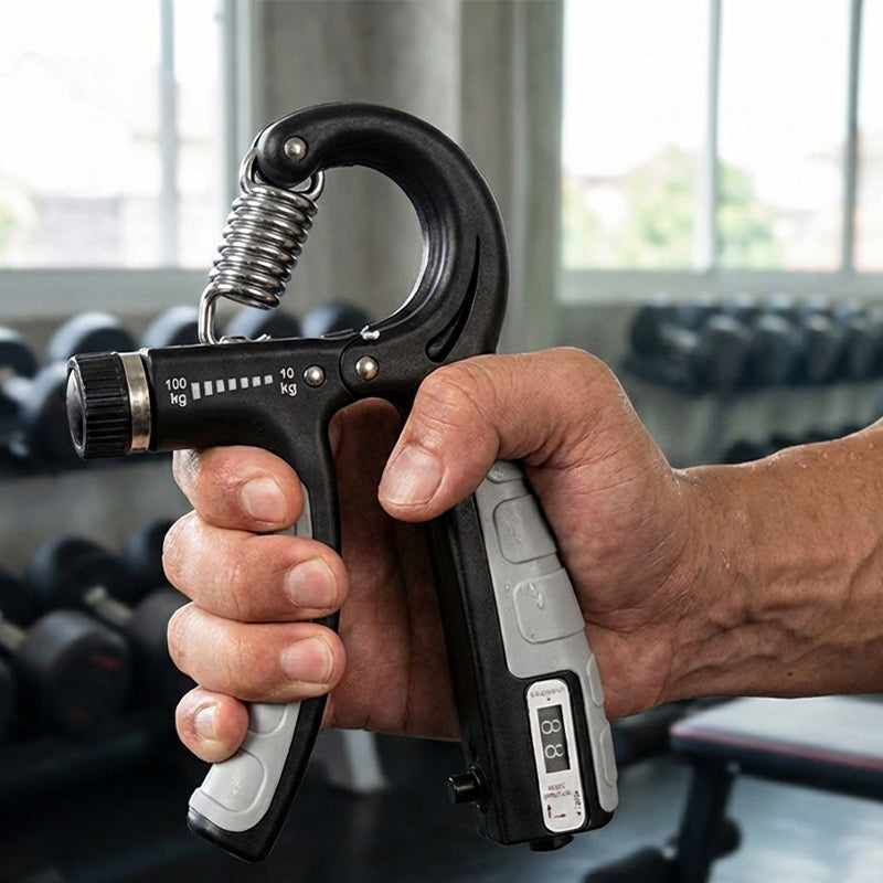 MUSCLEBIRD. Griptrainer Pro - Griffkrafttrainer mit integrierten Zähler